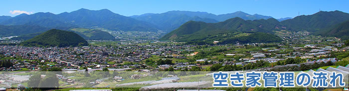 空き家管理の流れ